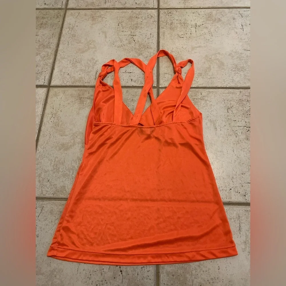La Senza Orange Criss-Cross Strap Cami S/P - Picture 5 of 9